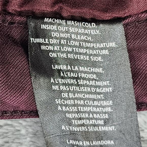 Buffalo David Bitton Jeans Womens 10/30 Purple Burgundy Mid Rise Skinny Stretch - Picture 8 of 13